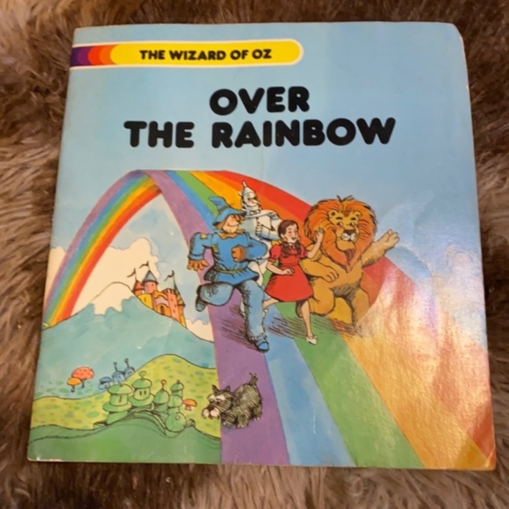 Vintage 1980 Over the Rainbow Wizard of Oz L Frank Baum Paperback